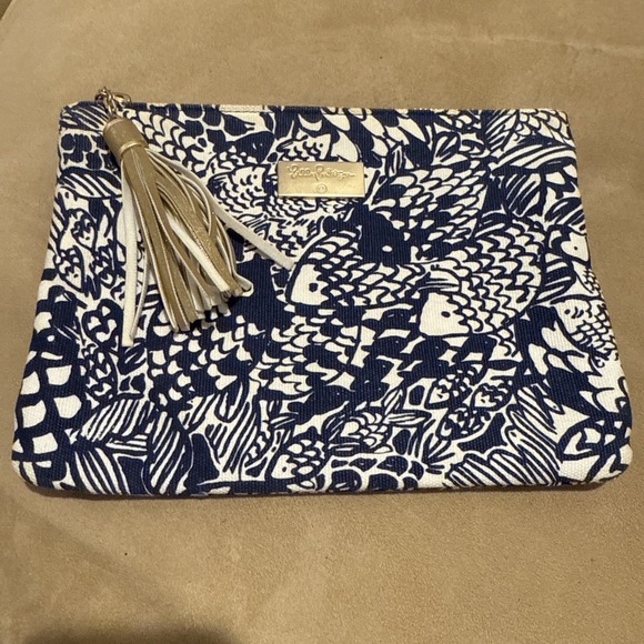 Lilly Pulitzer Target 20th Anniversary Collection Makeup Cosmetics Bag EUC - Picture 1 of 9